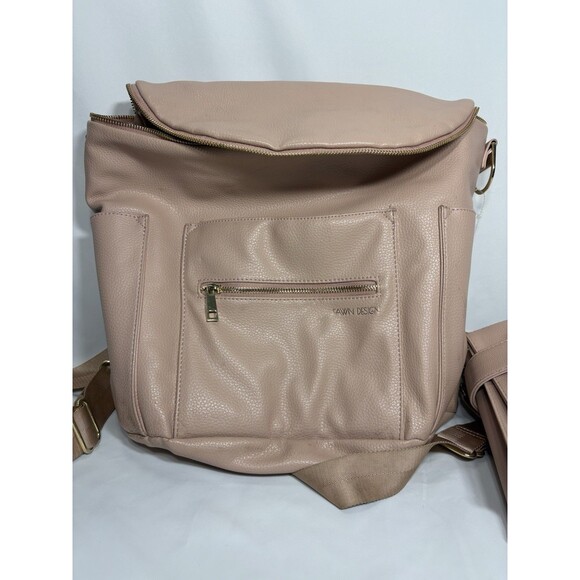 Fawn Design Diaper Bag Backpack Blush Pink Changing Pad Minimalist Diaper Bag main image 4